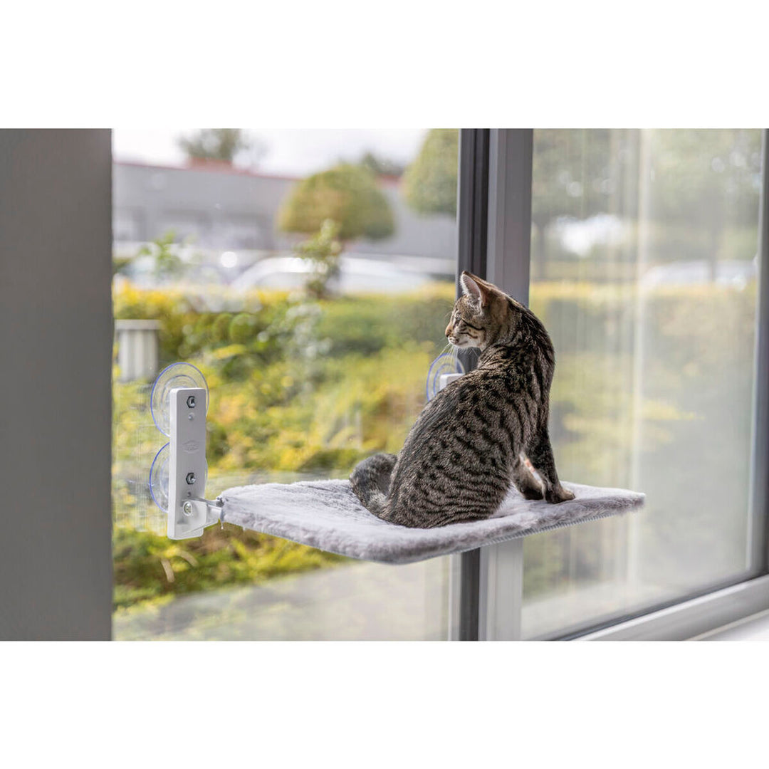 Hängematte für Katzen Trixie 58 x 34 cm Grau – Paws and Claws